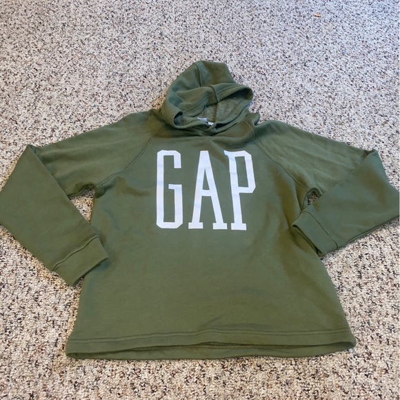 Sage Green Gap Hoodie Size Medium - Picture 3 of 9